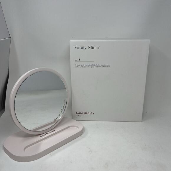 Vanity Mirror Rare Beauty Selena Gomez Color Pink With Original Box - Picture 1 of 9